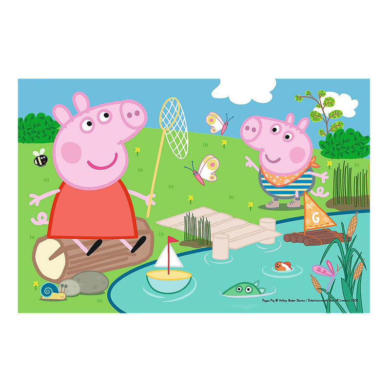 Laden Sie das Bild in Galerie -Viewer, Peppa pig mini puzzel - 54st.
