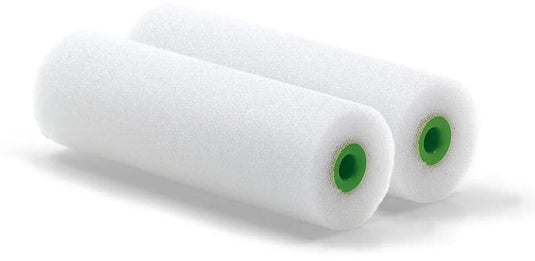 Nölle profi brush lackierwalze replacement roller, foam nölle,10cm,d=35mm,2-pack