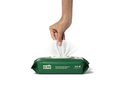 Load image into Gallery viewer, Earth rated dog wipes geurloos composteerbaar
