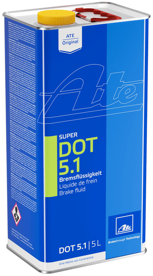 Ate remvloeistof super dot 5.1 brake fluid 5 l super dot 5.1