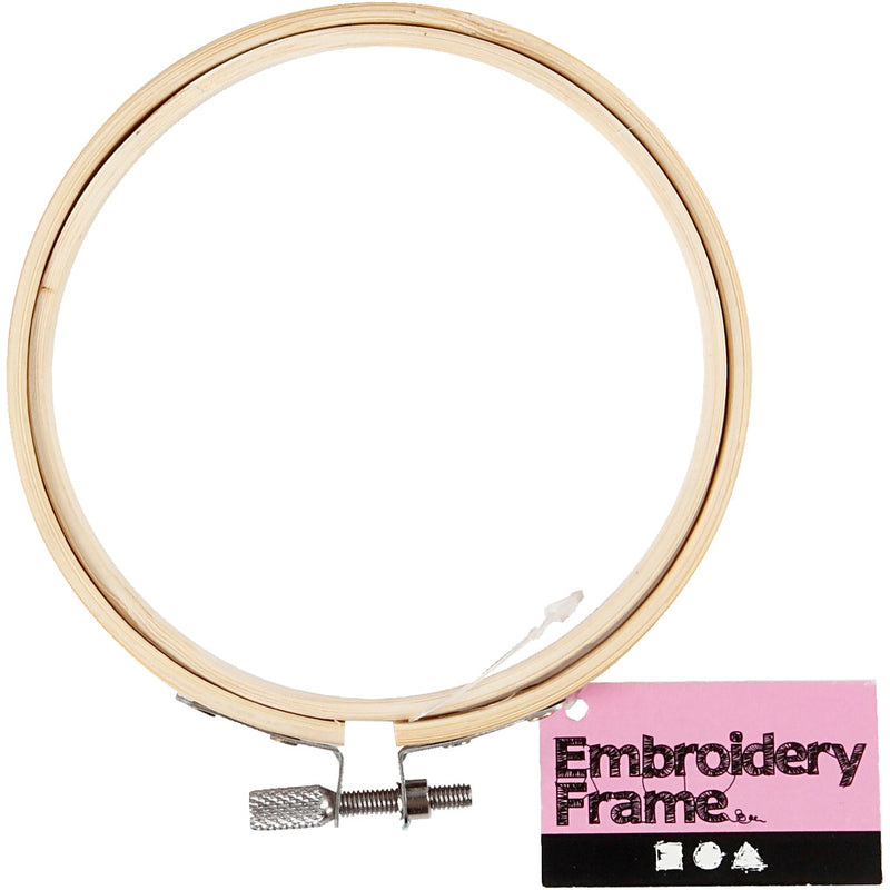 Load image into Gallery viewer, Creativ company borduurframe hout, ø 10cm
