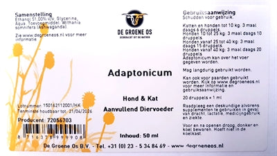 Load image into Gallery viewer, De groene os Adaptonicum hond kat
