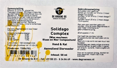 Load image into Gallery viewer, De groene os Solidago complex hond kat
