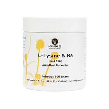 De groene os L-lysine b6 hond kat