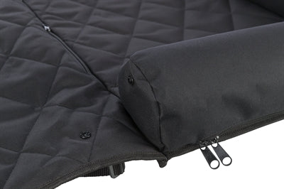 Load image into Gallery viewer, Trixie hondenkussen voor autostoel dubbel zwart
