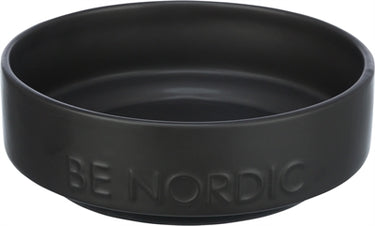 Trixie be nordic voerbak hond keramiek rubber zwart