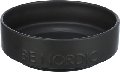 Load image into Gallery viewer, Trixie be nordic voerbak hond keramiek rubber zwart
