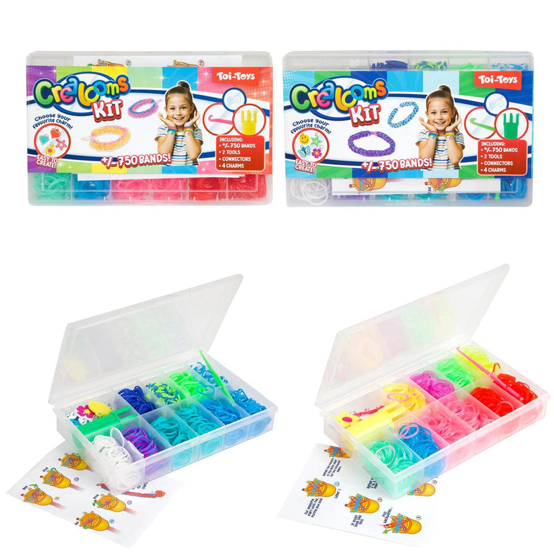 Laden Sie das Bild in Galerie -Viewer, Toi-toys loombandset 750-delig +bedels+tool
