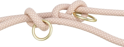 Load image into Gallery viewer, Trixie soft rope hondenriem verstelbaar roze licht roze

