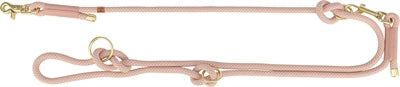 Load image into Gallery viewer, Trixie soft rope hondenriem verstelbaar roze licht roze
