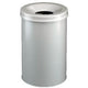 Prullenbak met deksel atlanta 30,9 liter 49,2 x 31,5 cm lichtgrijs