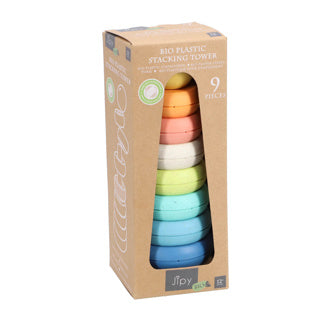 Load image into Gallery viewer, Jipy mlitoys bioplastic stapeltoren 9-delig
