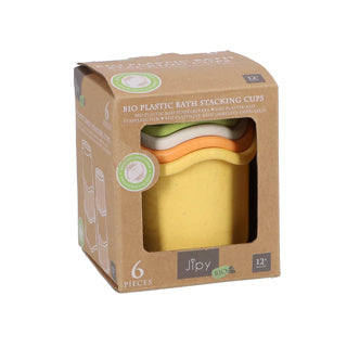 Load image into Gallery viewer, Jipy mlitoys bioplastic stapelbekers 6-delig
