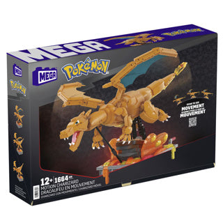 Mega construx pokémon motion charizard