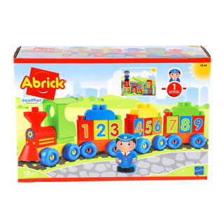 Afbeelding laden in galerijviewer, Abrick trein cijfers en blokken | 3 stuks
