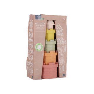 Load image into Gallery viewer, Jipy bioplastic stapel kasteel 5 delig | 3 stuks
