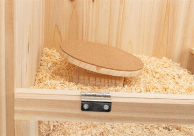 Afbeelding laden in galerijviewer, Trixie loopschijf degoes grote hamsters hout kurk

