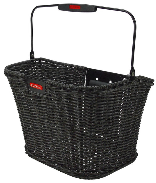 Rixen kaul fietsmand structura retro zwart - 413282