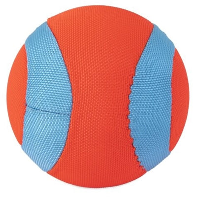 Chuckit! mega amphibious ball - hondenspeeltje - hondenbal - chuckit bal - drijvend - voor in het water - oranje blauw - ø 11,5 cm