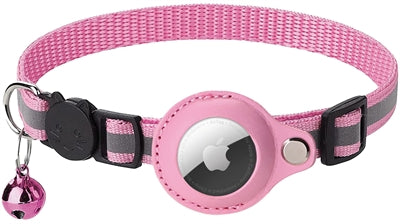 Load image into Gallery viewer, Croci halsband kat met tag houder roze
