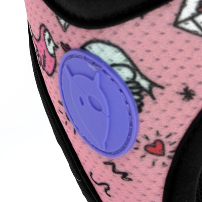 Load image into Gallery viewer, Morso hondentuig body mesh gerecycled sweet tweet roze
