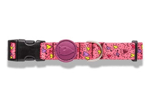 Morso halsband hond gerecycled pink think roze