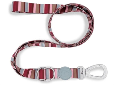 Load image into Gallery viewer, Morso hondenriem verstelbaar gerecycled skyline rood roze
