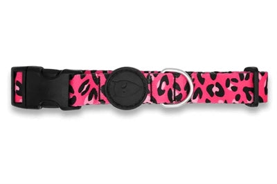 Afbeelding laden in galerijviewer, Morso halsband hond gerecycled bubble leo roze

