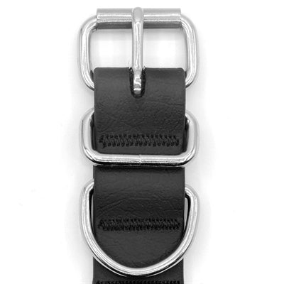Load image into Gallery viewer, Morso halsband hond waterproof gerecycled black zwart
