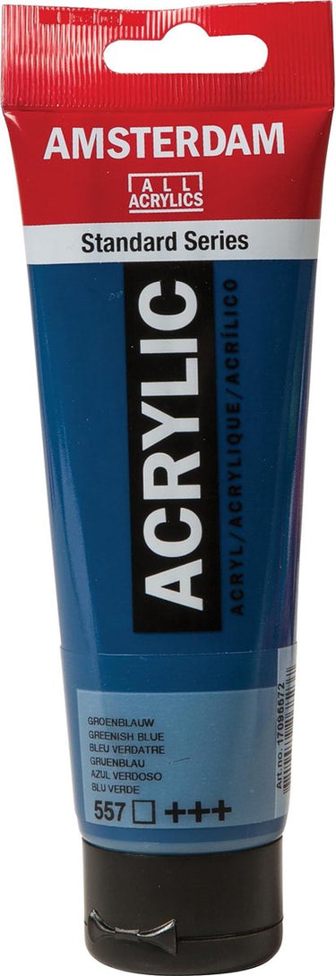 Amsterdam standard series acrylverf tube 120 ml groenblauw 557