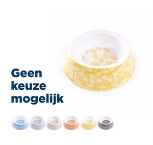 Martin Voerbak drinkbak hond melamine japan assorti