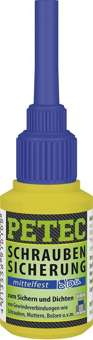 Petec schroefbeveiliging screw retention 10g medium strength blu