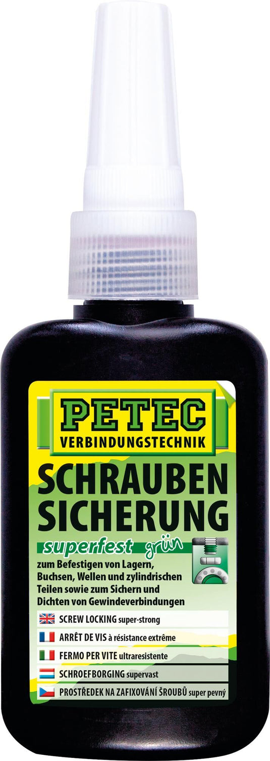 Petec schroefbeveiliging screw retention 50g super solid green