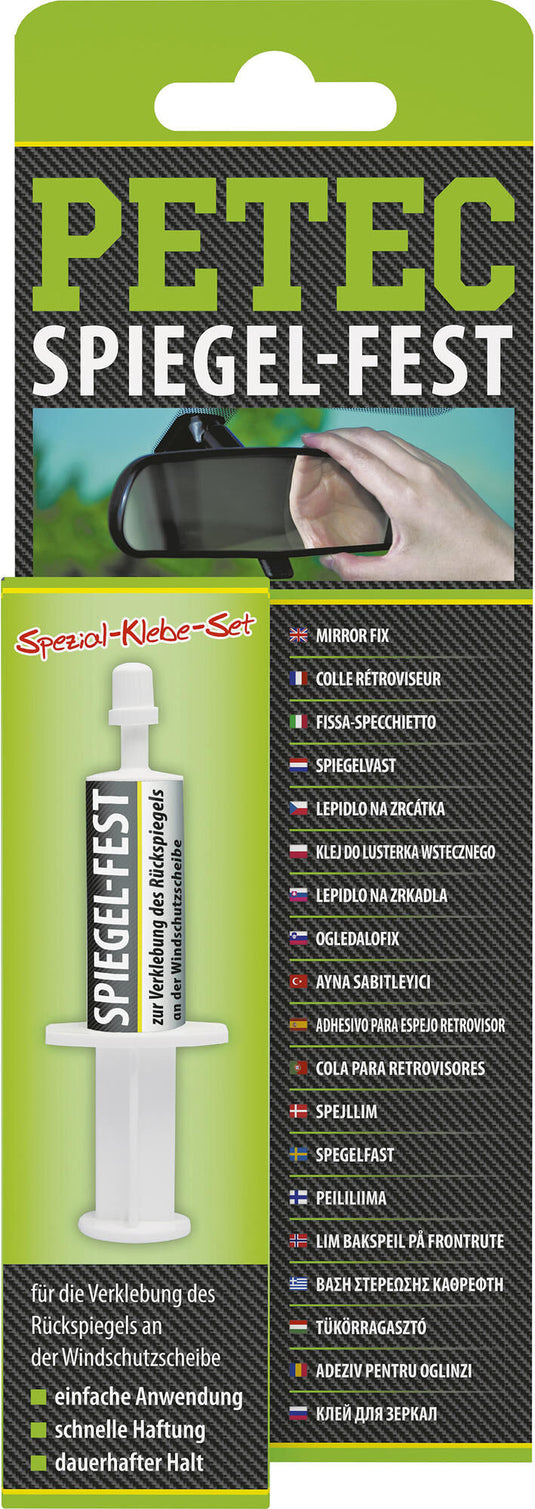 Petec lijmset achteruitkijkspiegel power spiegelfest rearview mirror adhesive pressure cartridge