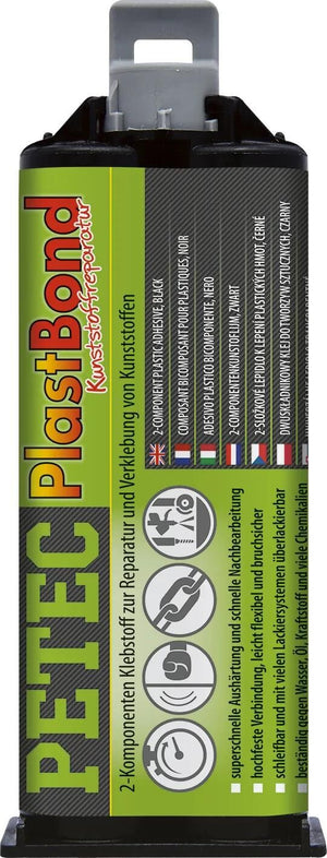 Petec zweikomponentenklebstoff plastbond 2k adhesive plastbond 50ml double syringe
