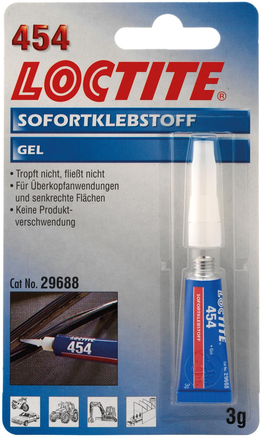 Loctite 454 universal adhesive 3g tube