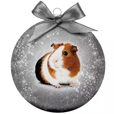 Load image into Gallery viewer, Plenty gifts Kerstbal frosted cavia zilver
