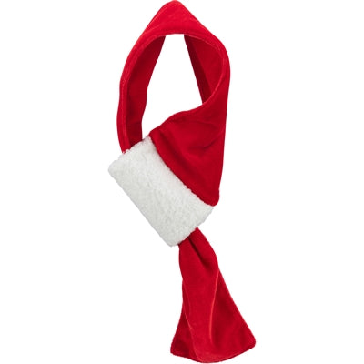 Load image into Gallery viewer, Trixie Xmas sjaal fluweellook rood wit
