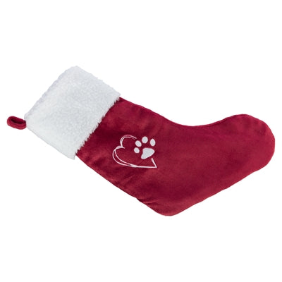 Load image into Gallery viewer, Trixie Xmas kerstsok pluche rood wit

