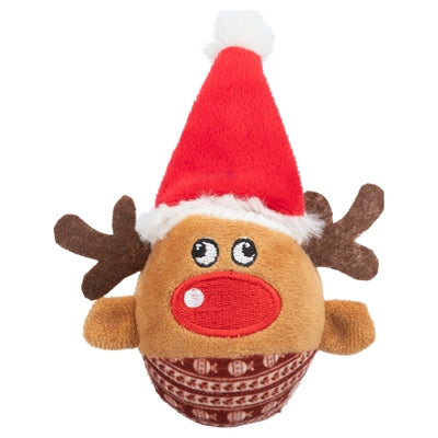 Load image into Gallery viewer, Trixie Xmas rendier ratel bal pluche
