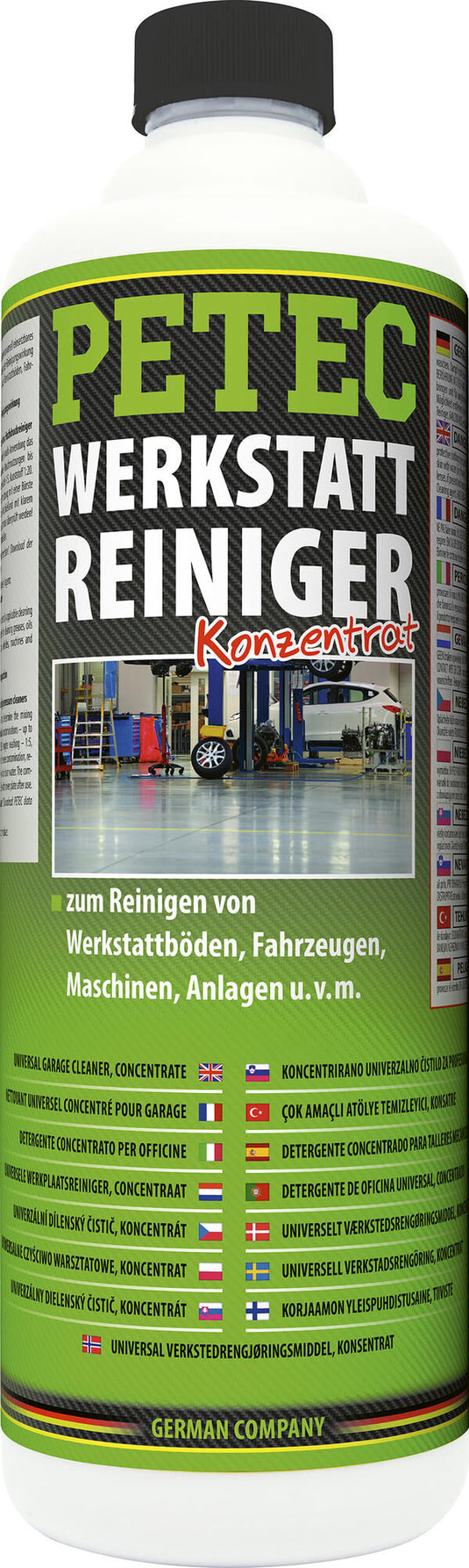 Petec industriële reiniger werkstattreiniger workshop cleaner 1000 ml concentrate