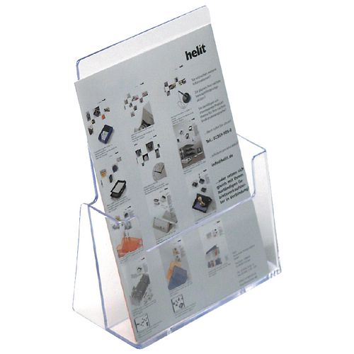 Documenthouder helit transparant 2 stuks plastic