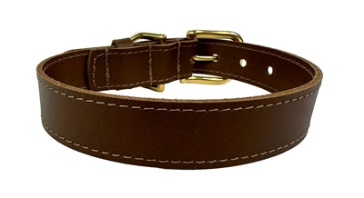Load image into Gallery viewer, Sazzz Halsband hond braveheart leer zadel bruin
