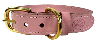 Load image into Gallery viewer, Sazzz Halsband hond braveheart leer roze
