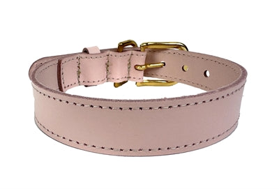 Load image into Gallery viewer, Sazzz Halsband hond braveheart leer lichtroze
