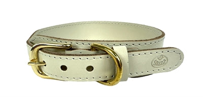 Load image into Gallery viewer, Sazzz Halsband hond pioneer leer creme
