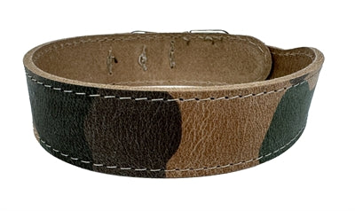 Load image into Gallery viewer, Sazzz Halsband hond boho vintage leer camouflage
