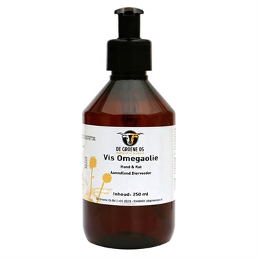 De groene os Vis omega hond kat