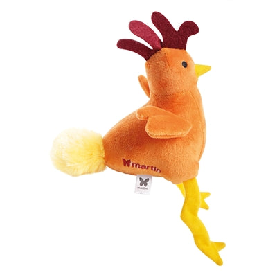 Load image into Gallery viewer, Martin Hondenspeelgoed haan pluche oranje gerecycled
