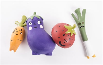 Load image into Gallery viewer, Martin Hondenspeelgoed aubergine latex
